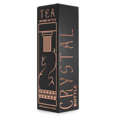 Bouteille Infuseur à Thé en Verre - Rose Doré - Onyx – Image 3