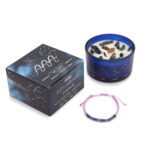 Bougies en Cristal du Zodiaque avec Bracelets en Pierres Précieuses