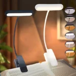 Lampe de lecture rechargeable légère à intensité variable