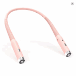 Lampe de lecture noire ou rose rechargeable & légère à intensité variable